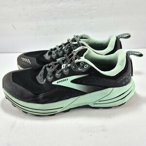 Brooks Cascadia 16 Women's Trail Running Shoes Black/Yucca Size 9.5 DNA LOFT v2